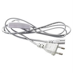 Ecola LED linear  сетевой шнур для светильника T5 с вилкой и общим выключателем, 1м  [LT5RSSELT.]