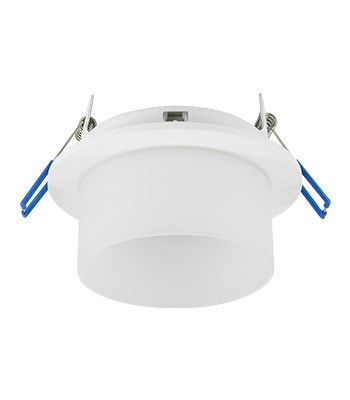 Ecola GX53 H4 SP5371 светильник встраив. Спот Белый матовый 110х79 (к+)  [SR531WECB]