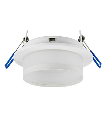 Ecola GX53 H4 SP5372 светильник встраив. Спот с полосой Белый матовый 110х65 (к+)  [SR532WECB]