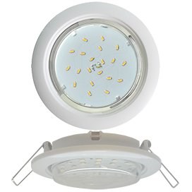 Ecola GX53 5355 Встраиваемый Легкий Белый (светильник) 25x106  [FW5355ECD]