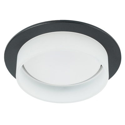 Светильник потолочный встраиваемый, GX53, черный DL509