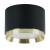 Светильник потолочный 12W,  230V, GX53,  черный + золото HL459
