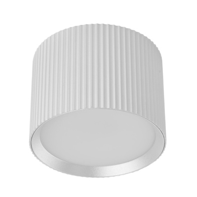 Светильник потолочный 12W, 230V, GX53, серебро, HL458