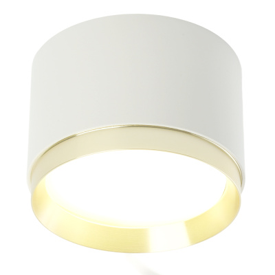 Светильник потолочный 12W,  230V, GX53,  белый + золото HL459