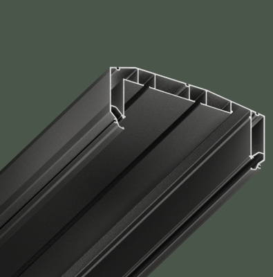 3887 BORZZ KARNIZ P45 3,6 RAL 9005 ЧЕРНЫЙ МАТ-К