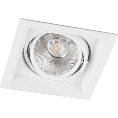 Светильник карданный светодиодный 1x12W 1080 Lm, 4000К, 35 градусов, белый, AL201