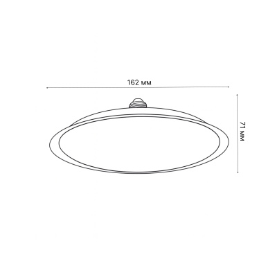 LED-U165-20W/4000K/E27/FR PLU01WH Лампа светодиодная. Форма «UFO», матовая. Белый свет (4000K). Карт