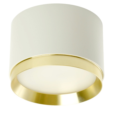 Светильник потолочный 12W,  230V, GX53,  белый + золото HL459