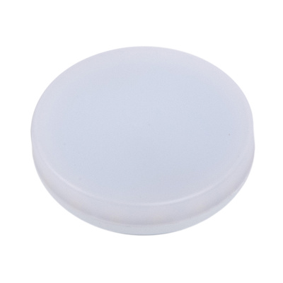 LED-GX53-7W/3000K+3000K/GX53/FR PLB02WH Лампа светодиодная, матовая. Теплый белый свет (3000K). Торц