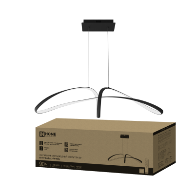 Светильник светодиодный ESTETIKA DALI-FX-90BL 90Вт 230В 3000-6500K 920х245x230мм 1.2м трос ДУ черный